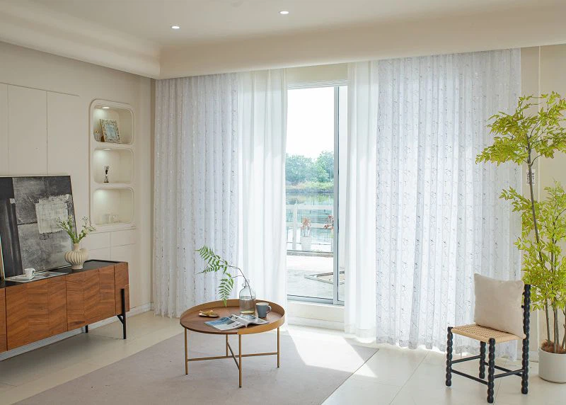 Doli FabricWindow Screen 銀箔大理石模様