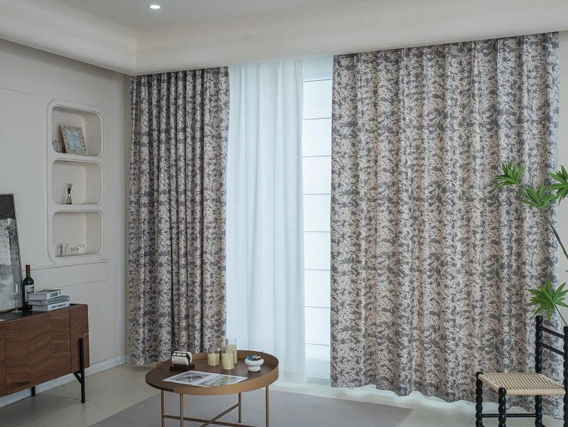 ラミネートとスパンコール付きオランダベルベットカーテン