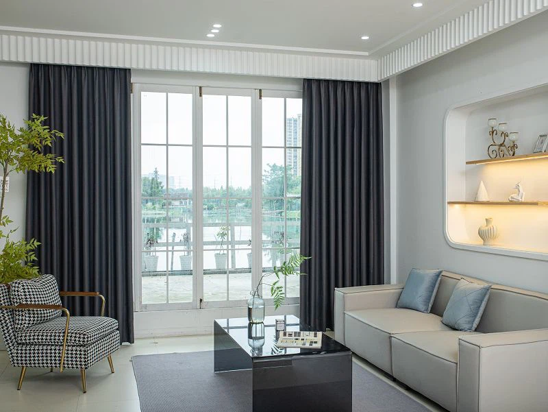 無地の無地の遮光生地